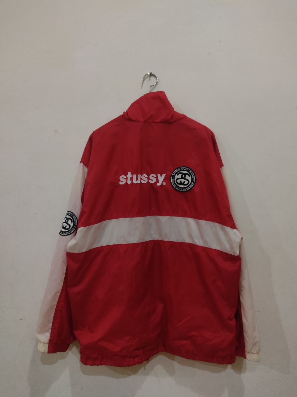 Other Designers Vintage - Vintage Stussy Sport Red Jacket