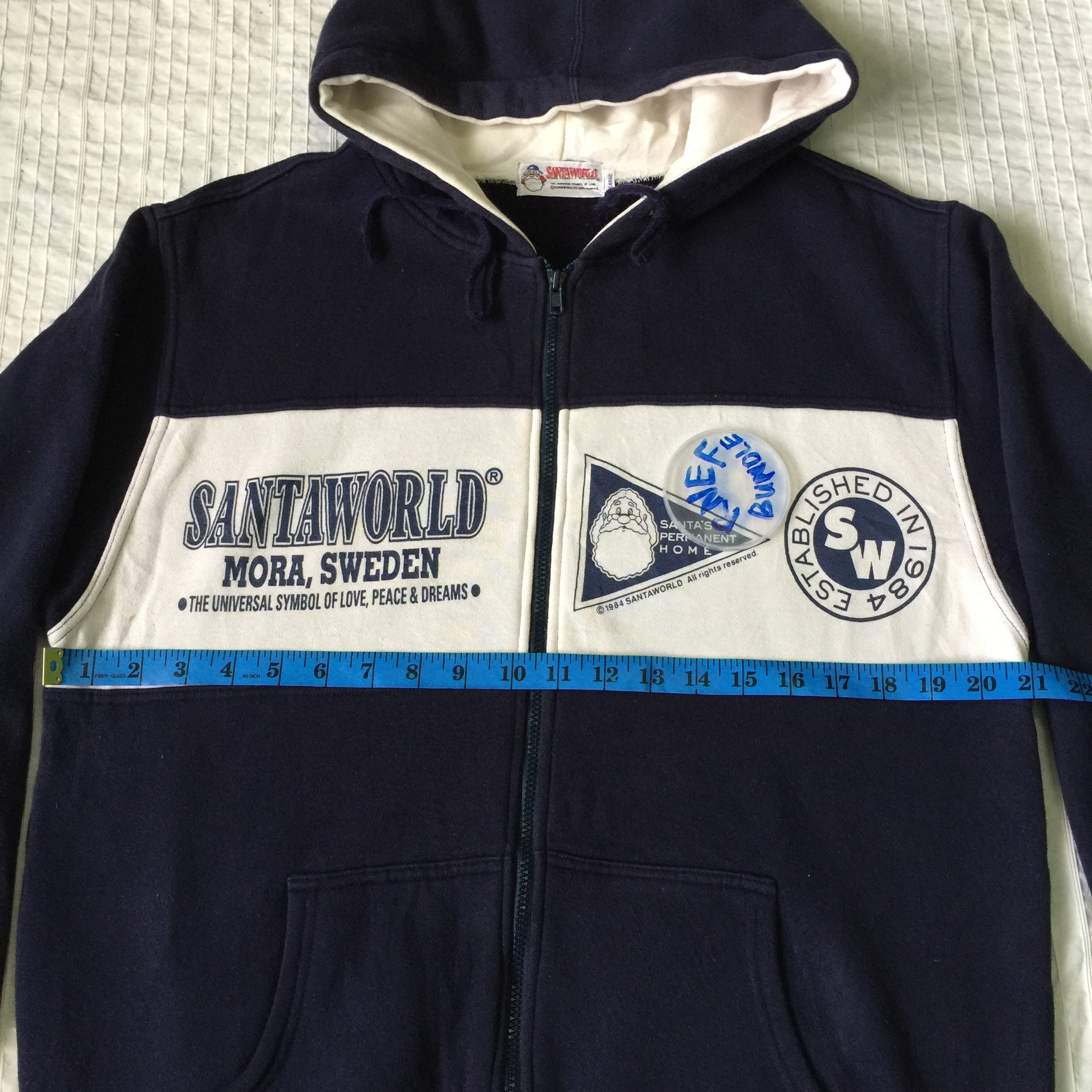 Japanese Brand - Santaworld hoodie zip up sweatshirt made in japan - 11