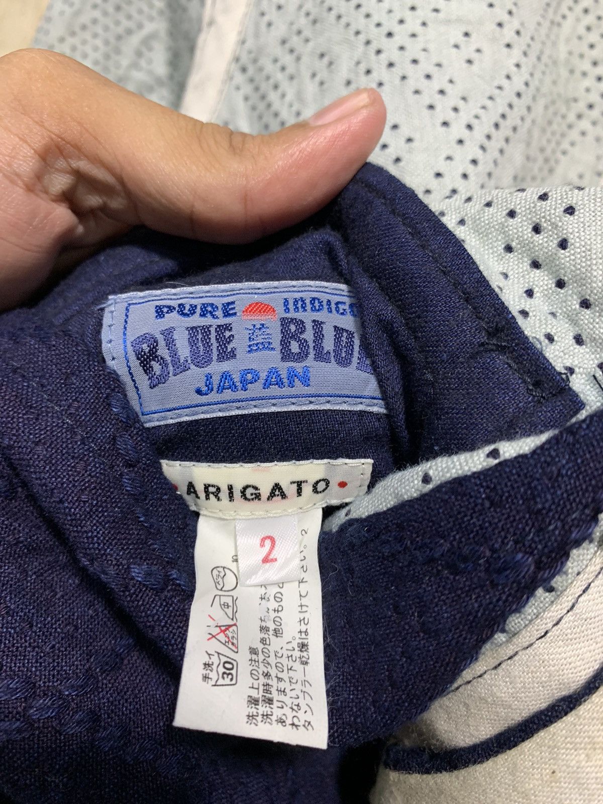 🔥BLUE BLUE JPN SASHIKO BORO REVERSIBLE JACKETS - 13