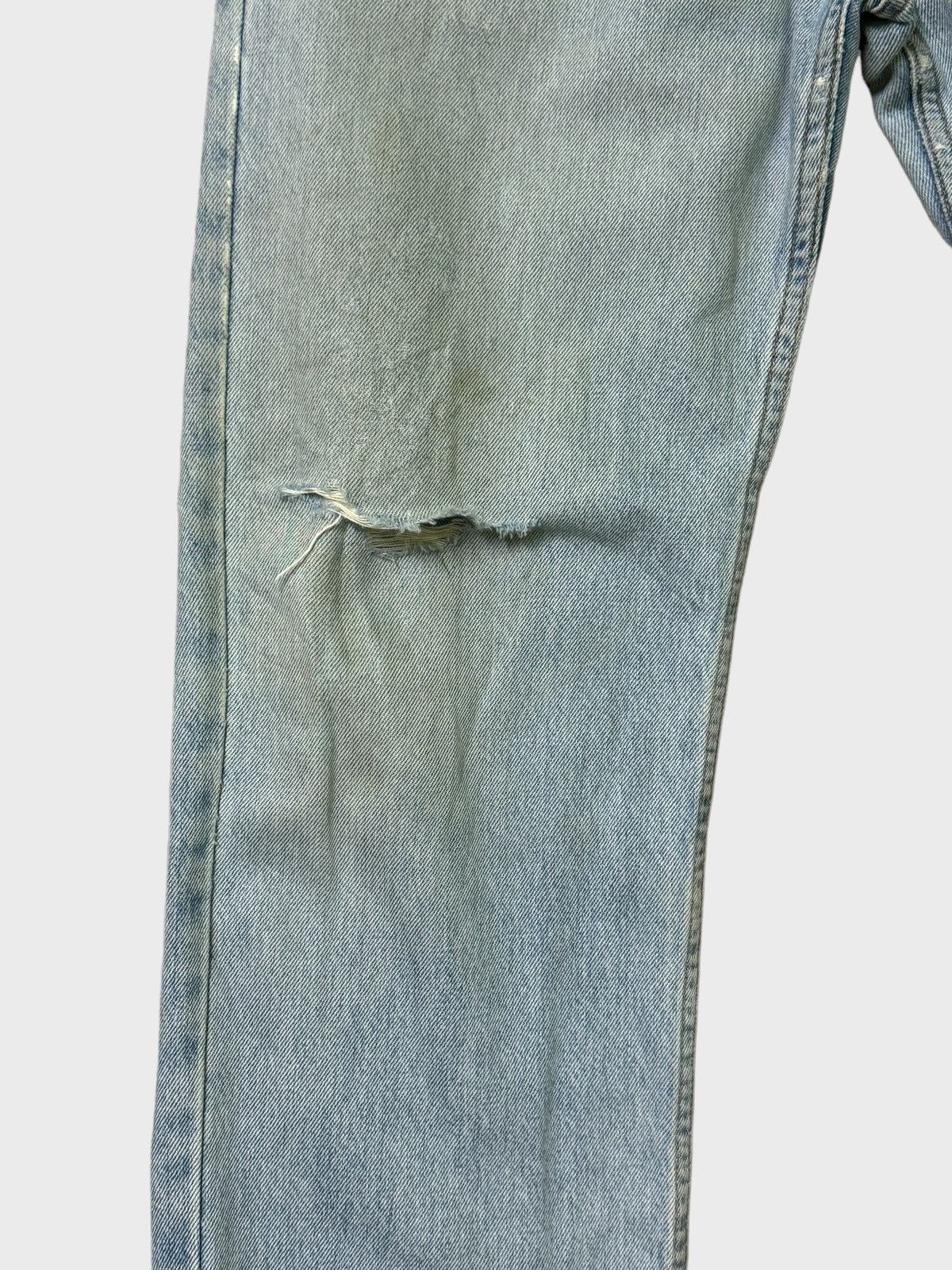 Vintage Levi's 507 Blue Orange Tab Distressed Alter Denims - 9