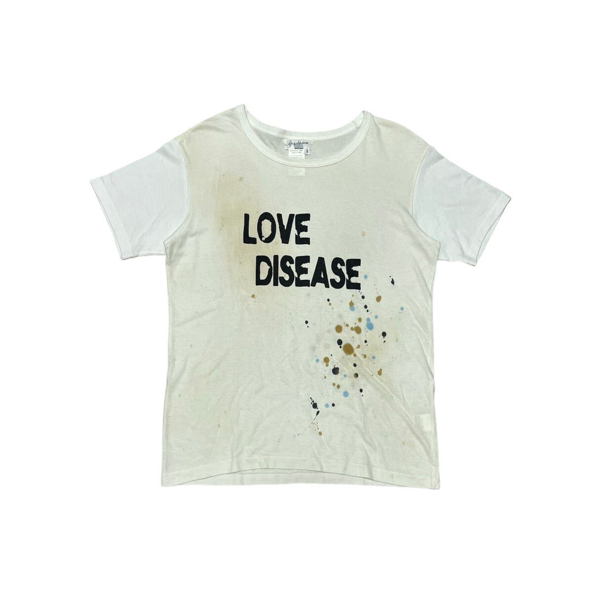 SS08 Yohji Yamamoto Pour Homme Love Disease T shirt - 2
