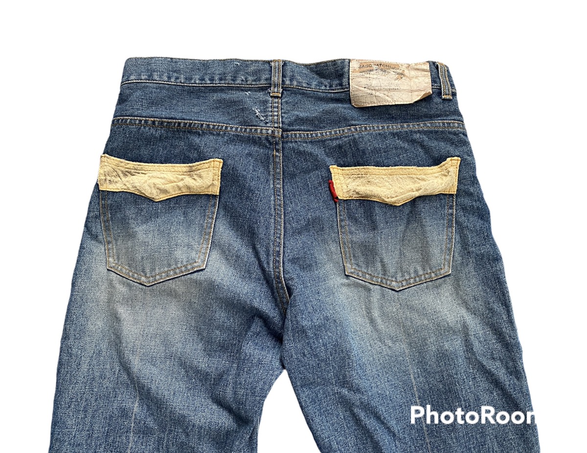 sasquatchfabrix jeans denim old cotton pants - 12