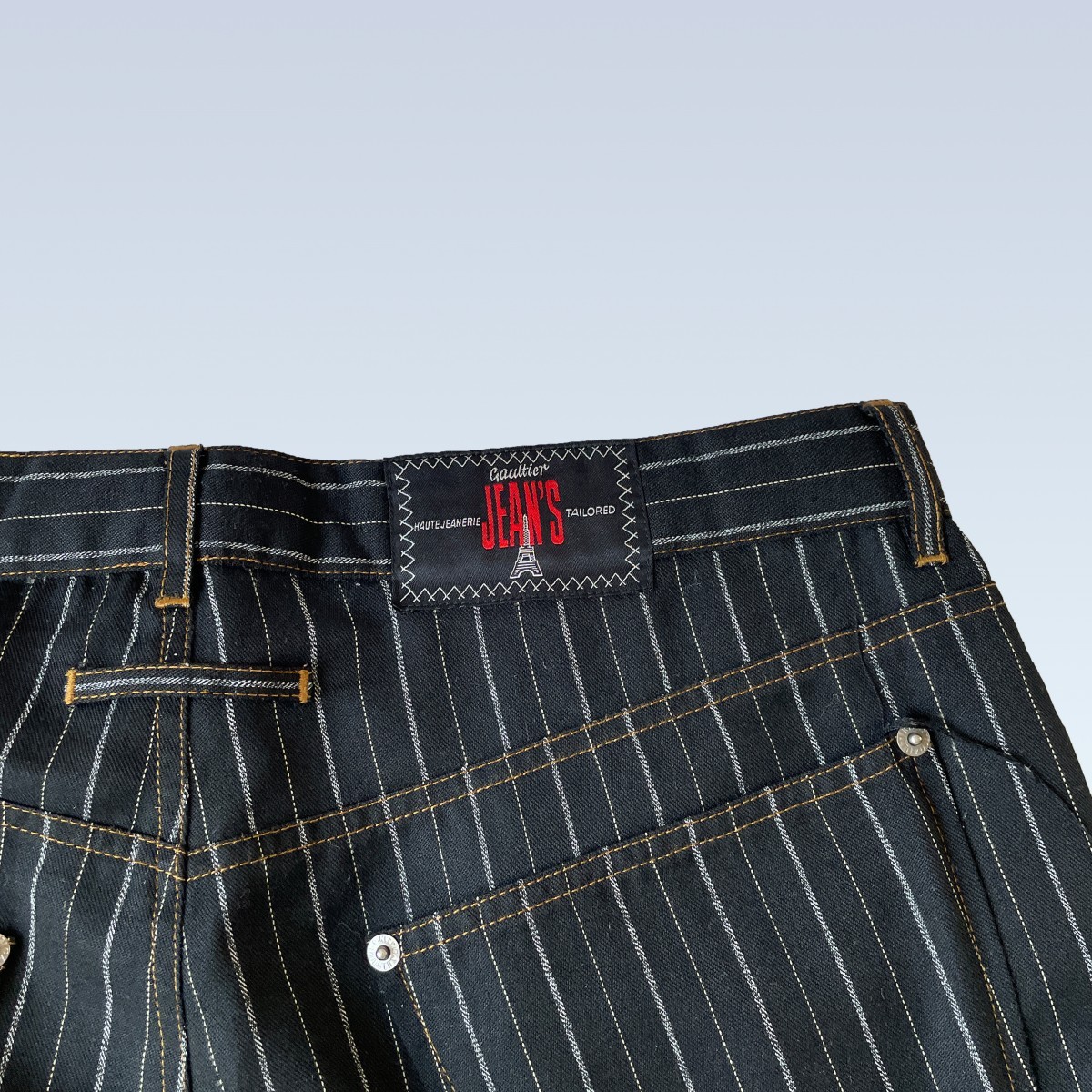 JPG Vintage wool striped pants (90s) - 4