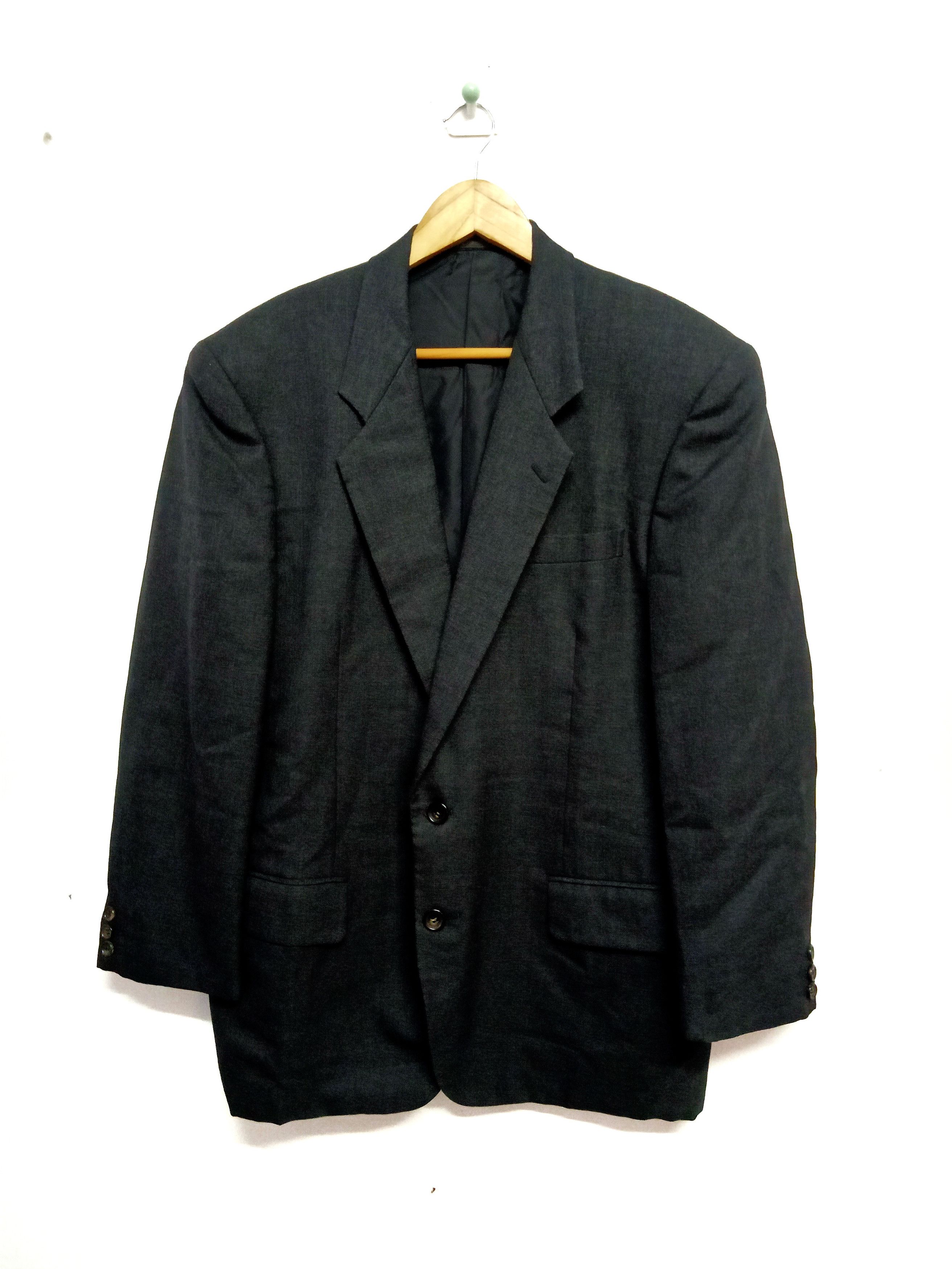 COMME DES GARCONS HOME DEUX MEN BLAZER DARK GREY - 2