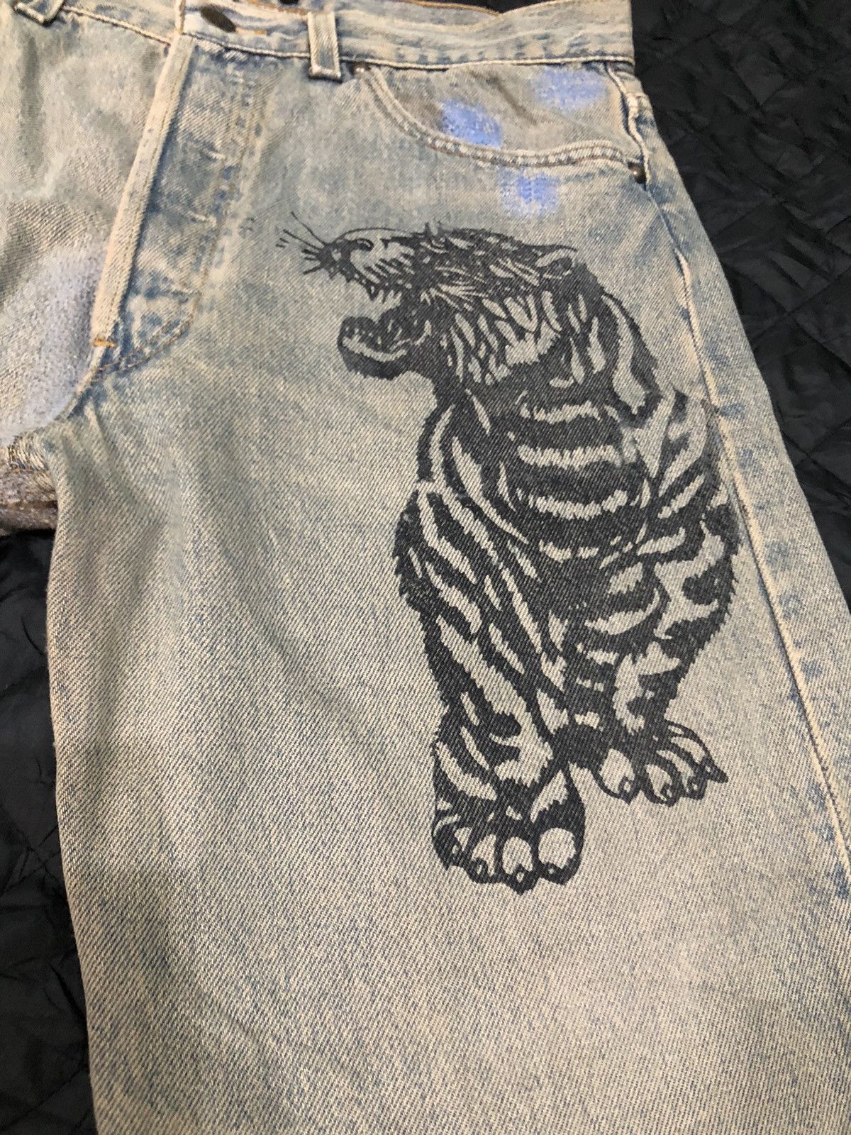 Sukajan Japanese Brand Tiger Big Logi Denim- D1 - 3