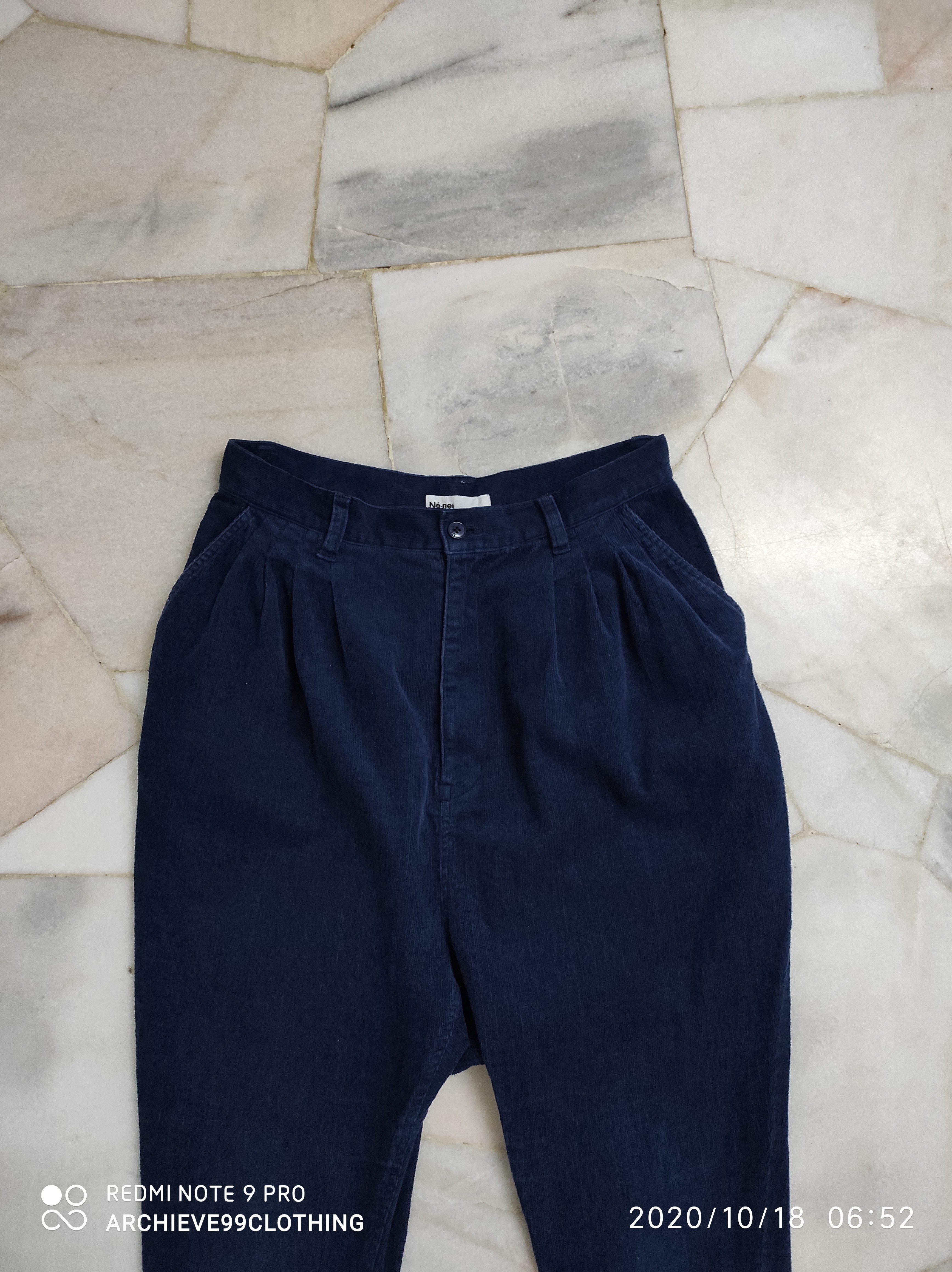 Issey Miyake - Archive Ne Net capri velvet balloon pants - 6