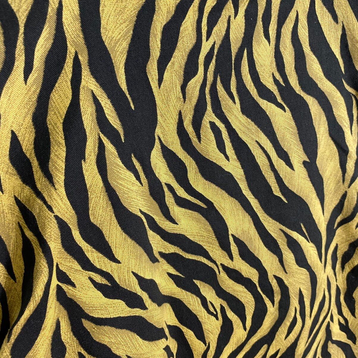 Vintage Kimono Tiger Stripe Print - 8