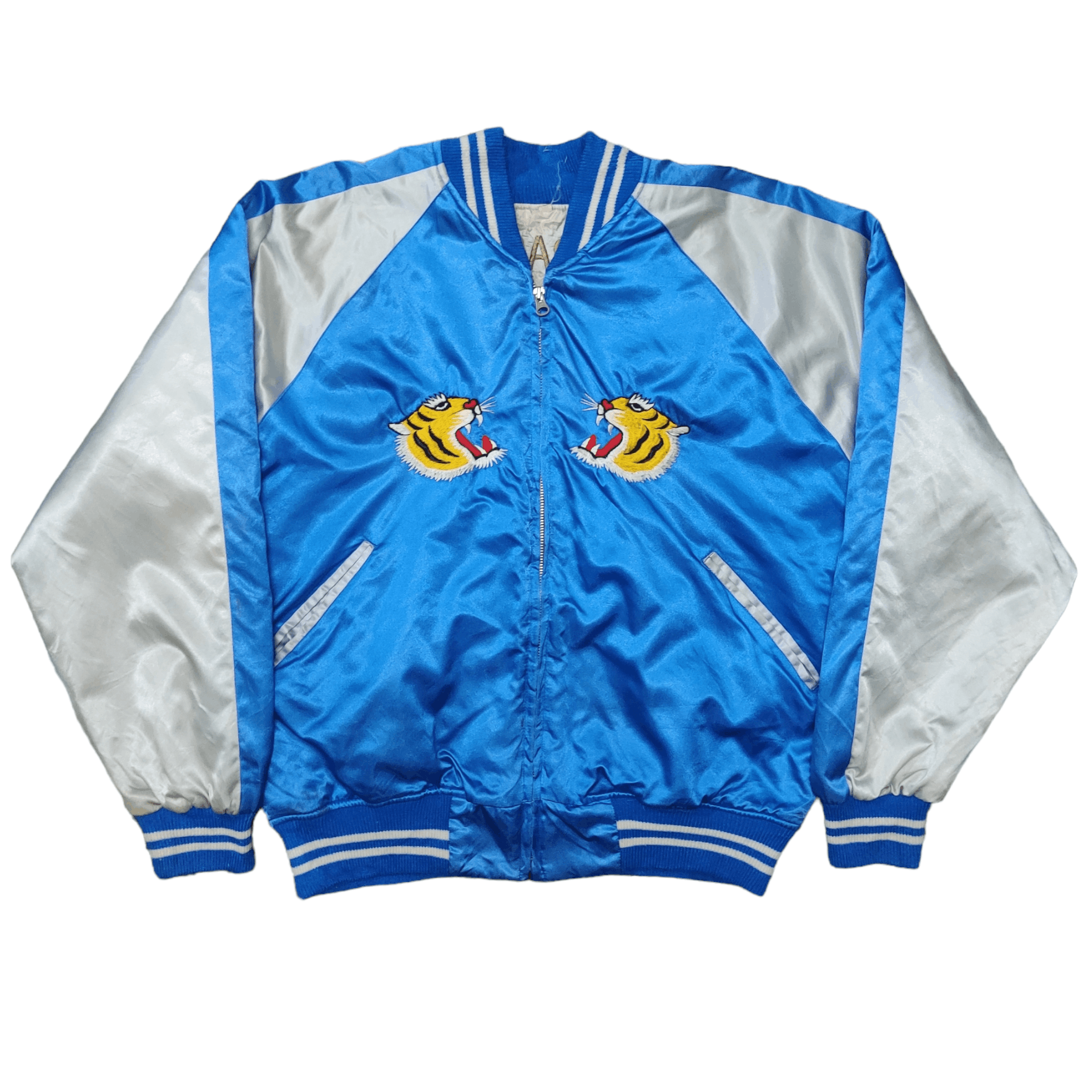 Vintage - Vtg Sukajan Souvenir Jacket West Pac Tour Japan Tiger - 5