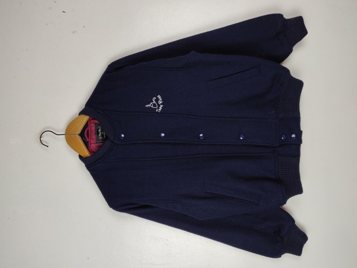 Bomber Jacket - Troy Bros USA Wool s Embroidered - 2