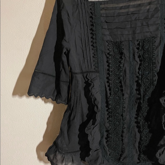 Juicy Couture VTG Y2K Gothic Lolita Peasant Blouse - 3