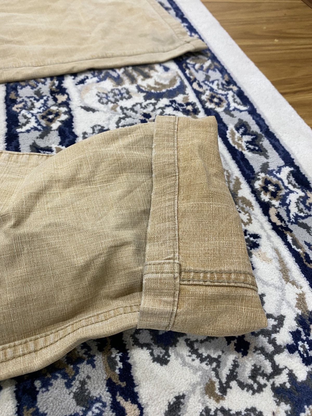 Kapital Kurashiki Leather Patch Pocket Flared Monkey Pants - 14