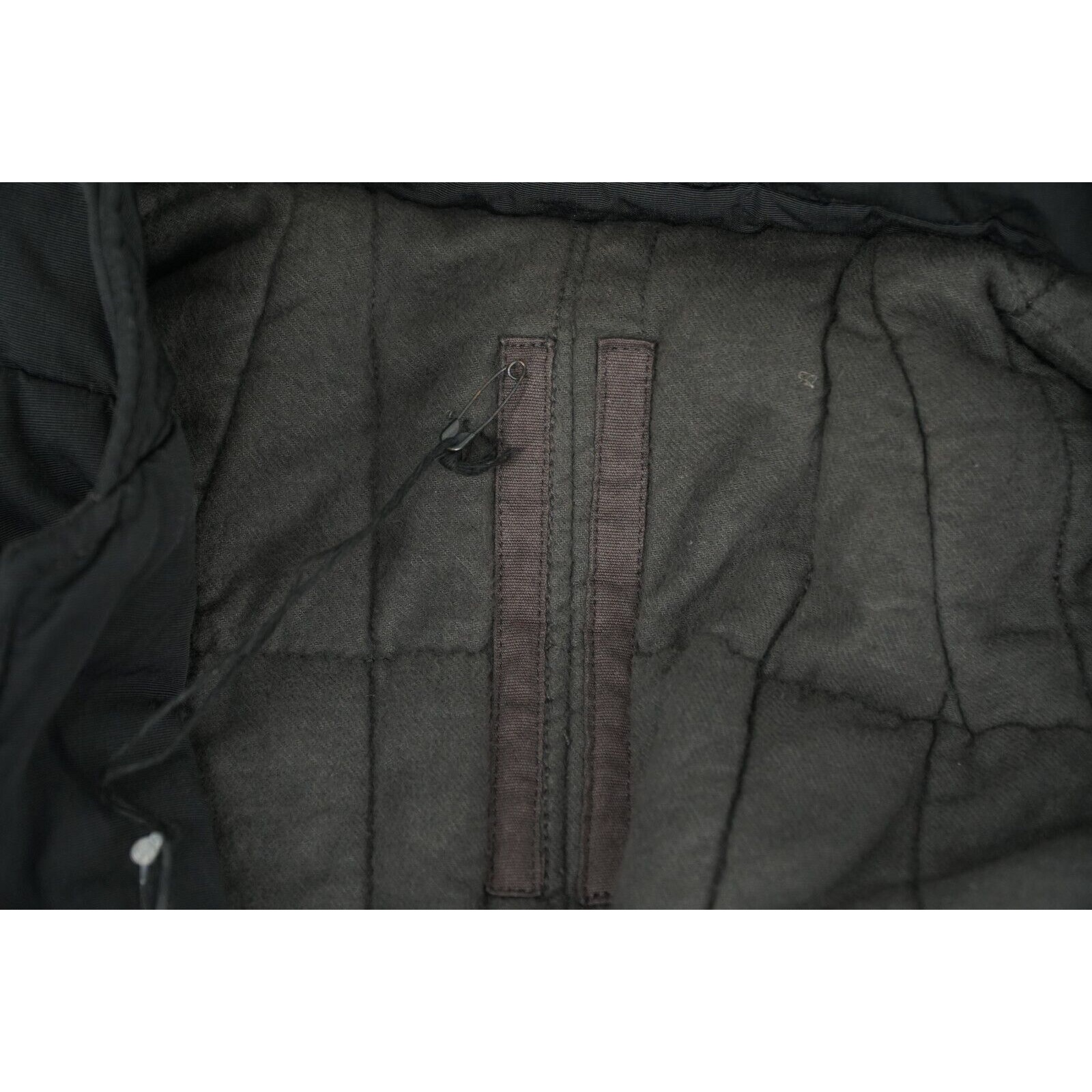 Rick Owens Drkshdw Long Black Blazer Quilted Murray - Large - 23