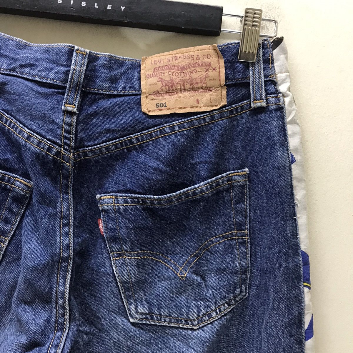 SAMPLE Vintage Levis 501 Needles Rebuild Jeans - 14