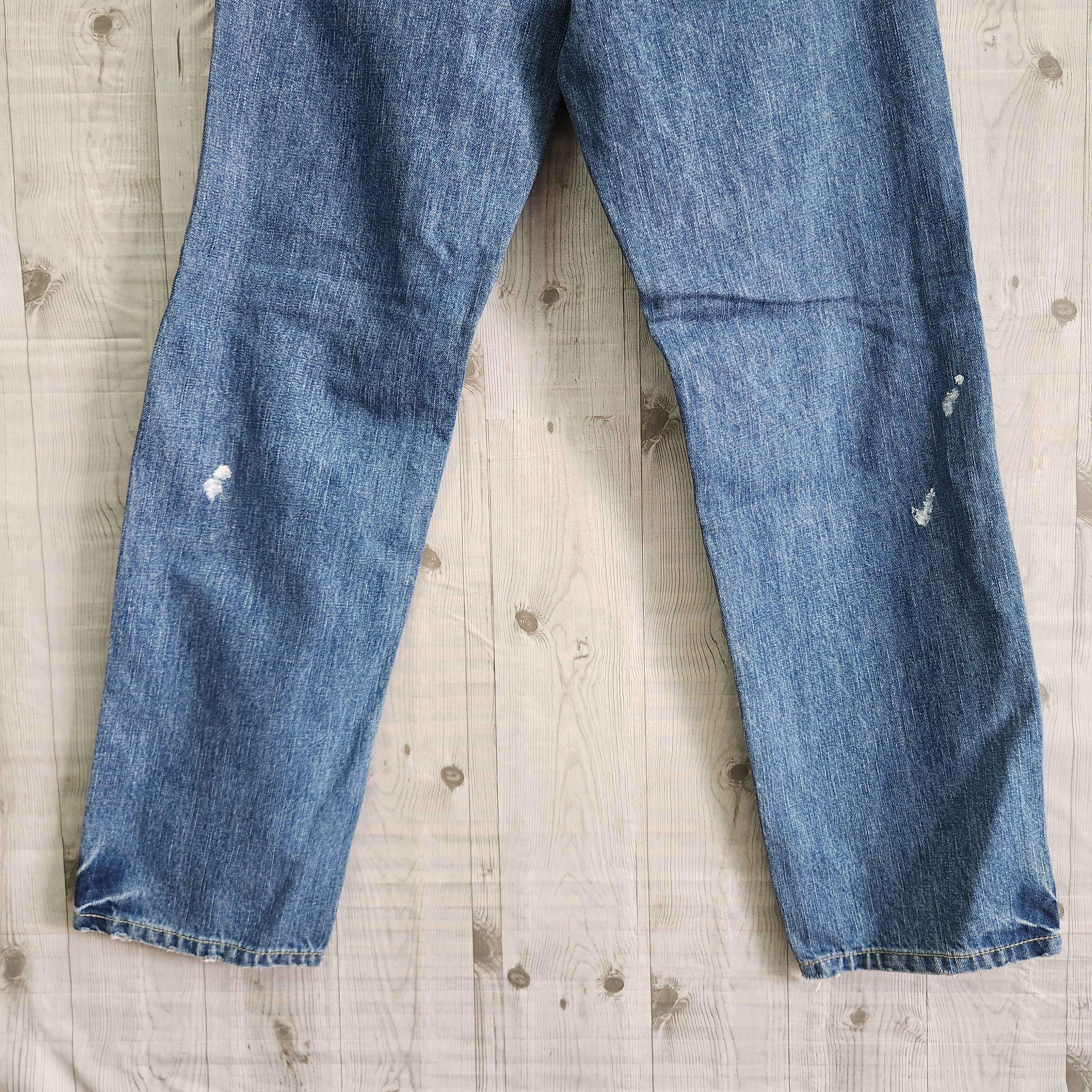 Distressed Denim - Distressed Sashiko Denim Cube Sugar Japanese Jeans - 2