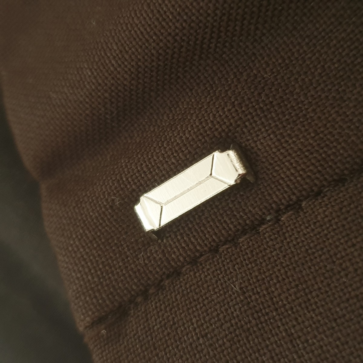 Sleek brown tuxedo pant - 4