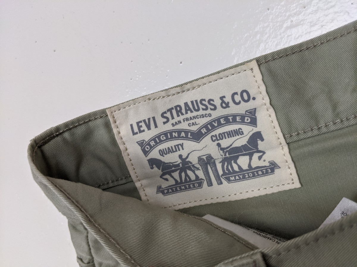 Green - White Tab Khakis Chinos Slack Pant Trouser Bottom - 5