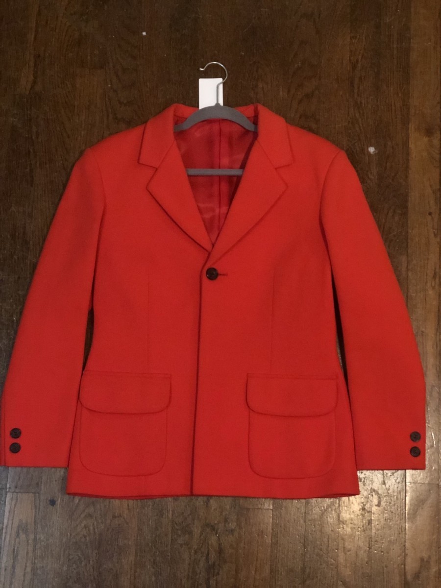 Bright Red Blazer - 1