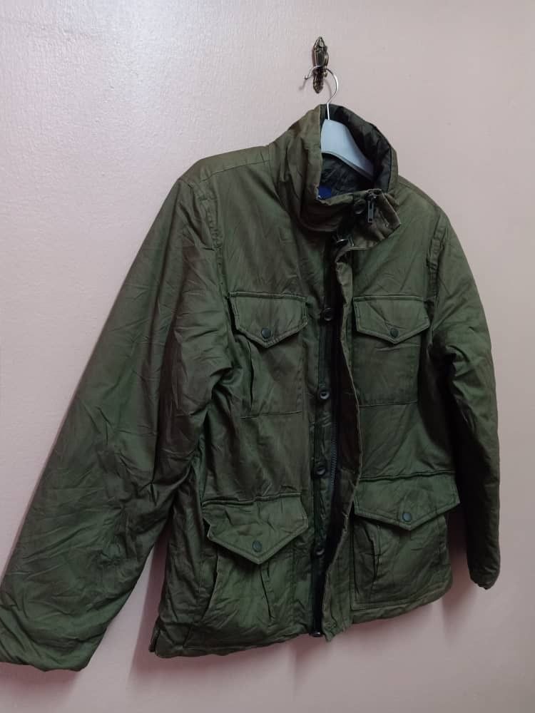 Gap Military Green puffer Jacket - 1