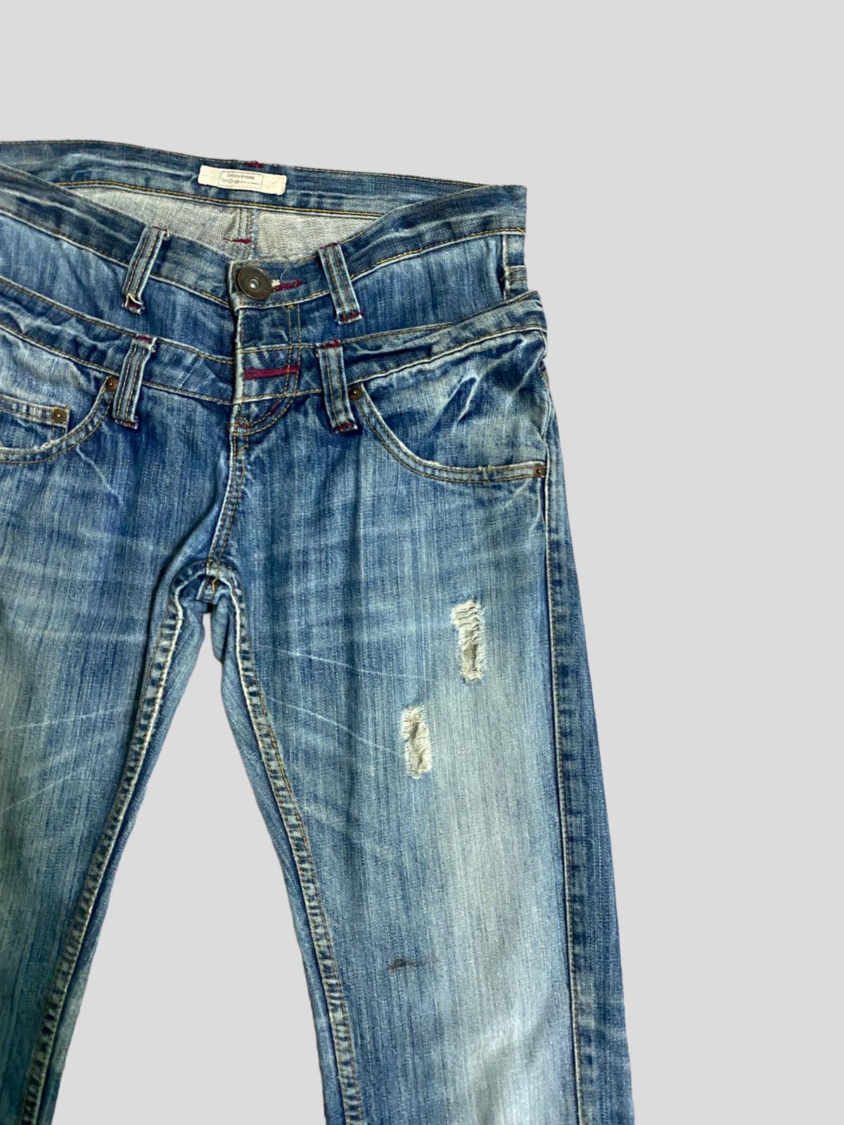 Vintage - LUCKY STORE DOUBLE WAIST DISTRESSED DENIM - 6