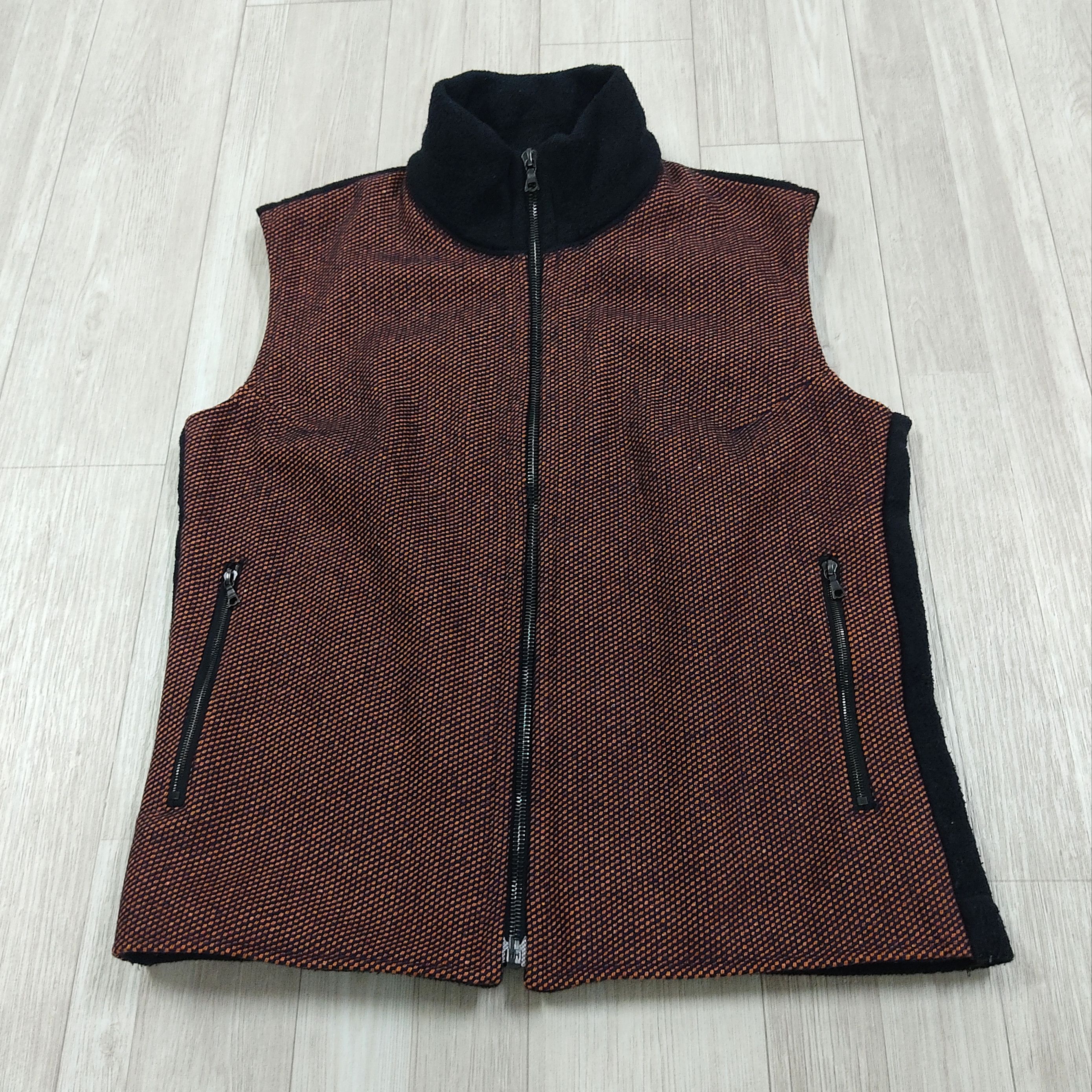 A.P.C Hiver 2000 Tank Top Wool Zipper Vest Jacket - 3