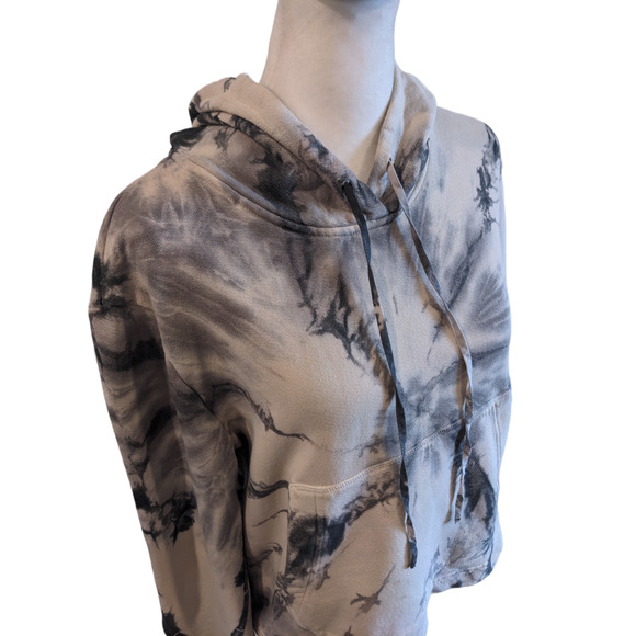 Raquel Allegra Tie-Dyed Gray & Navy Hoodie Size 0 - 8