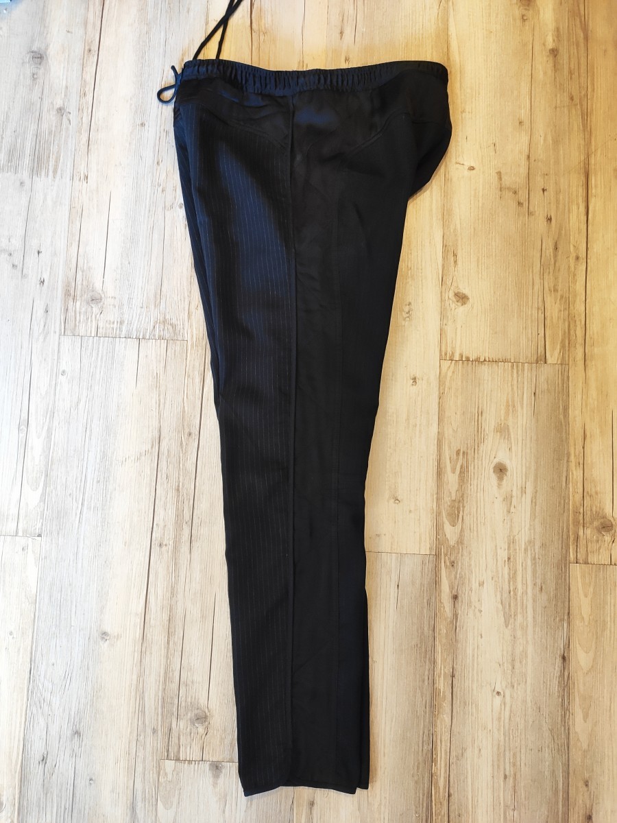 Mixed wool & nylon striped pants AW15 - 3