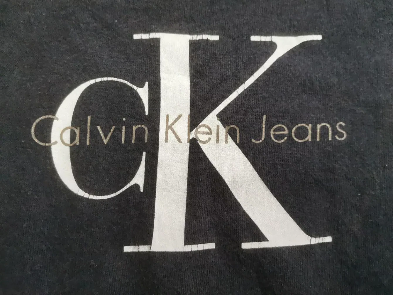 Calvin Klein - Vintage CK Calvin Klein Black Tee - 2