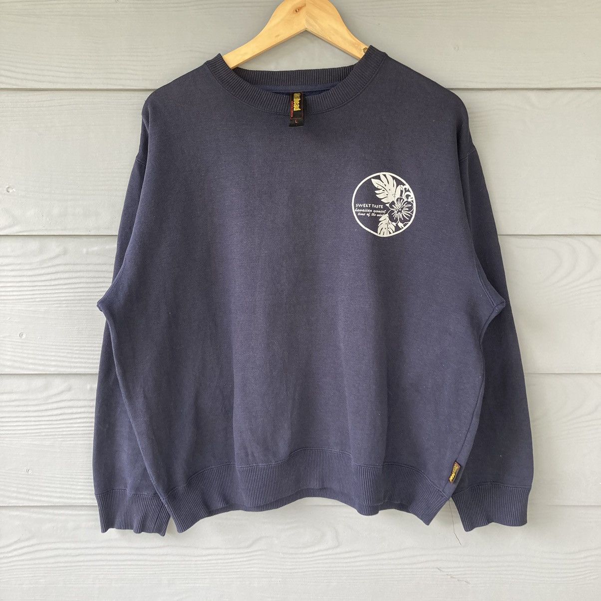 Avant Garde - Vintage Overhead Blue Sweatshirt - 7