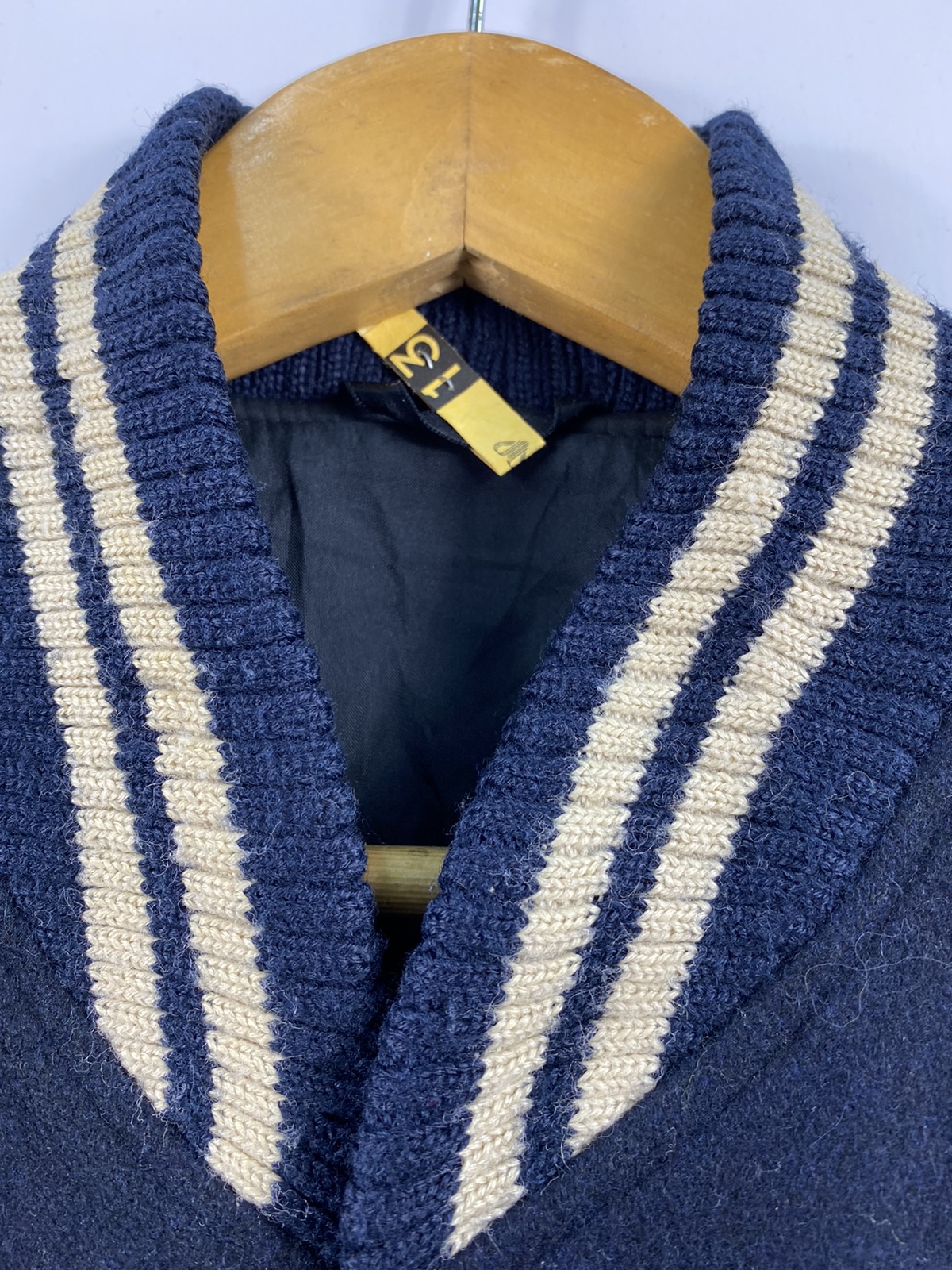 Vintage - Vintage Varsity jacket Wool Lake Field - 3