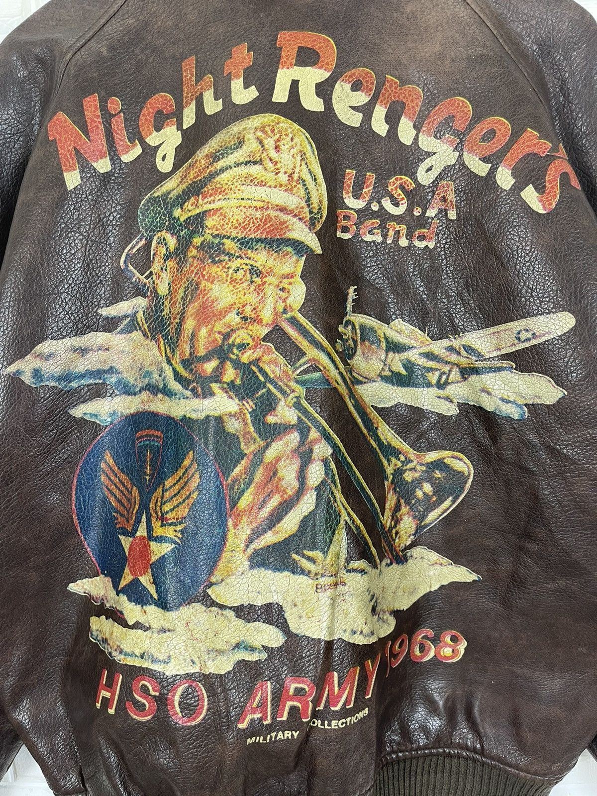 Vintage NIGHT RANGERS USA BAND Military 1968 Vietnam Fighter - 2