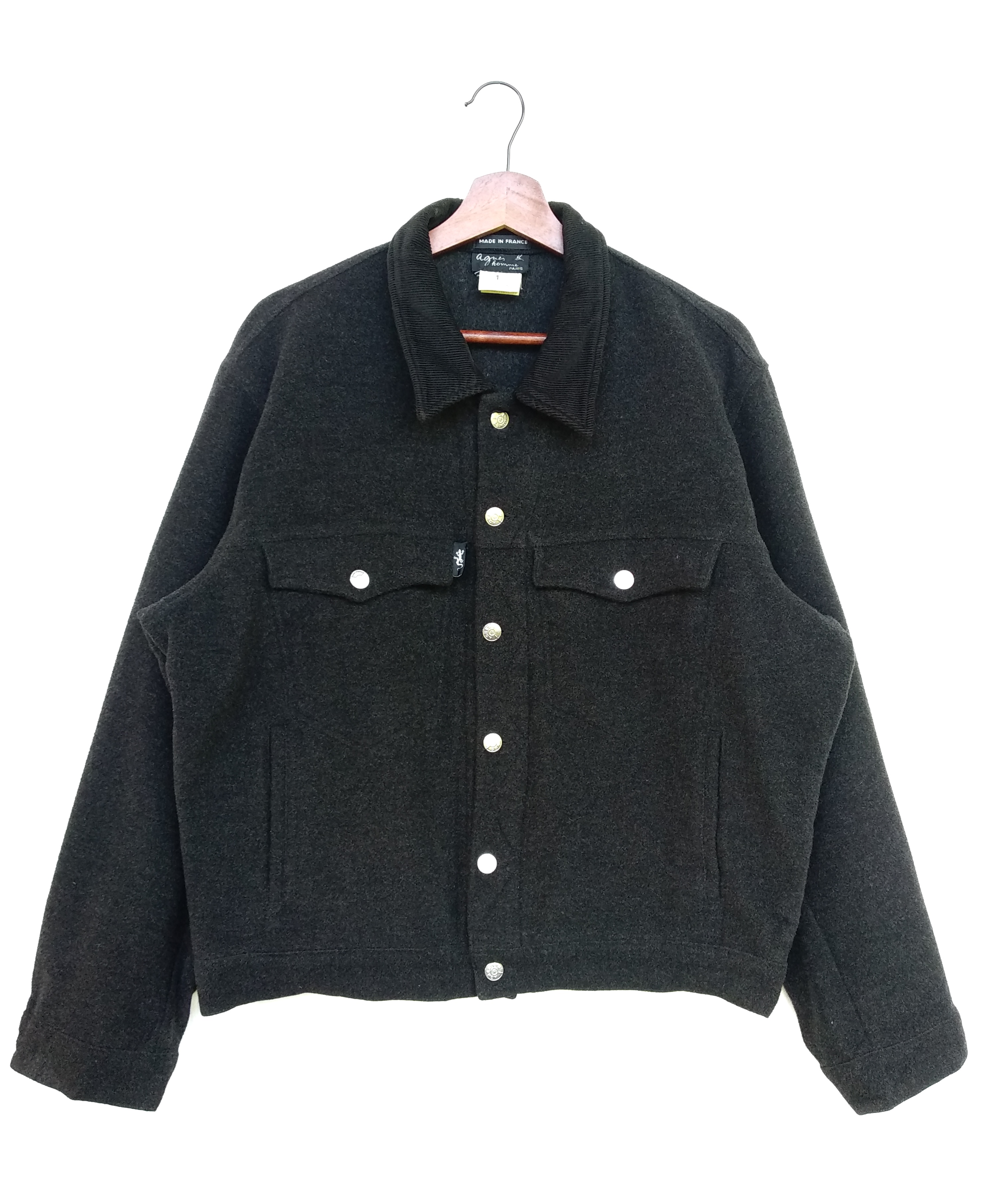 Other Designers Agnes B. - Vintage Agnes B Wool Button Jacket