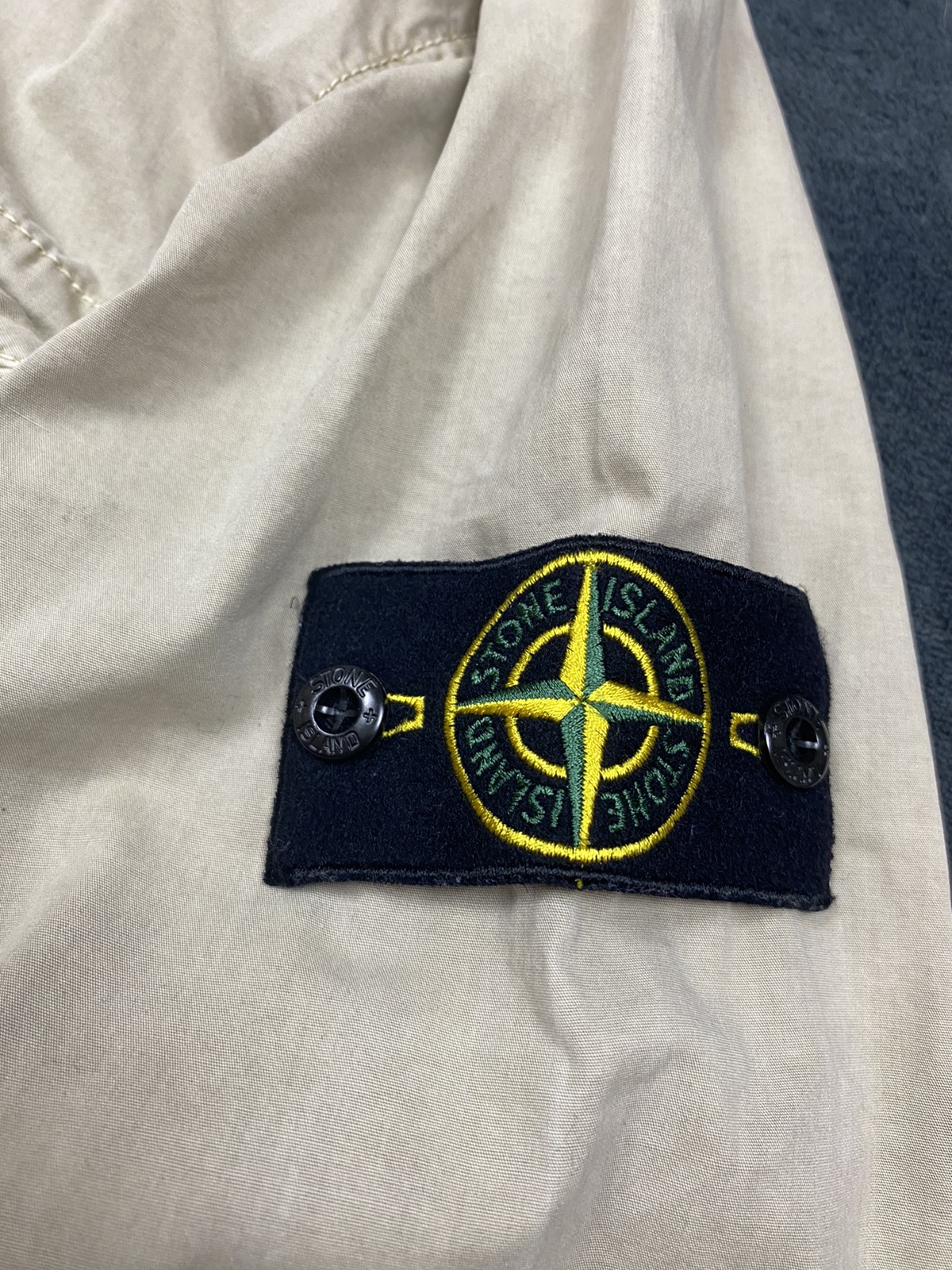 Stone Island Zip Overshirt pocket Beige - 3