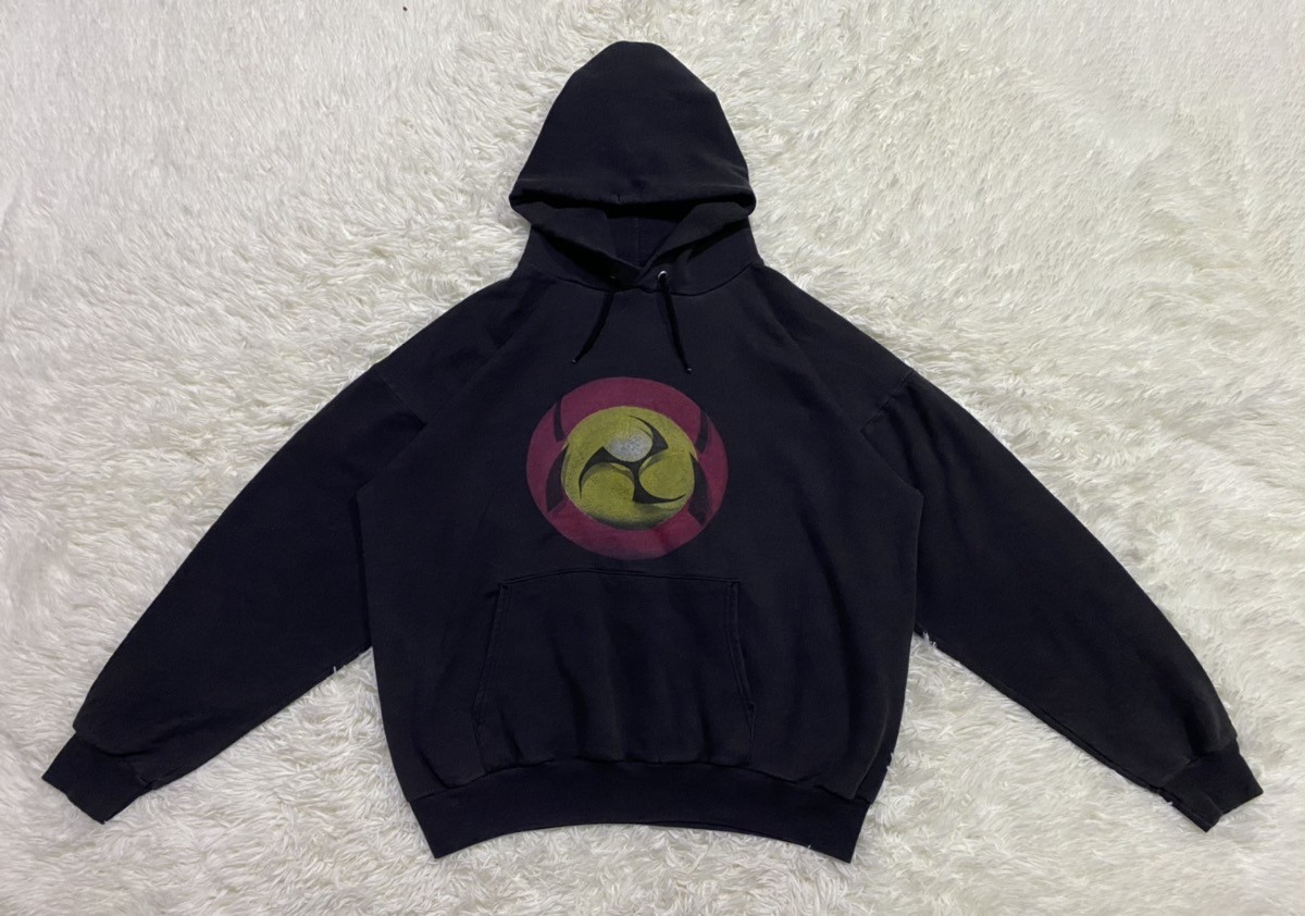 Hanes - Vintage 90's Iron On Screen Sweatshirt Hoodie - 1
