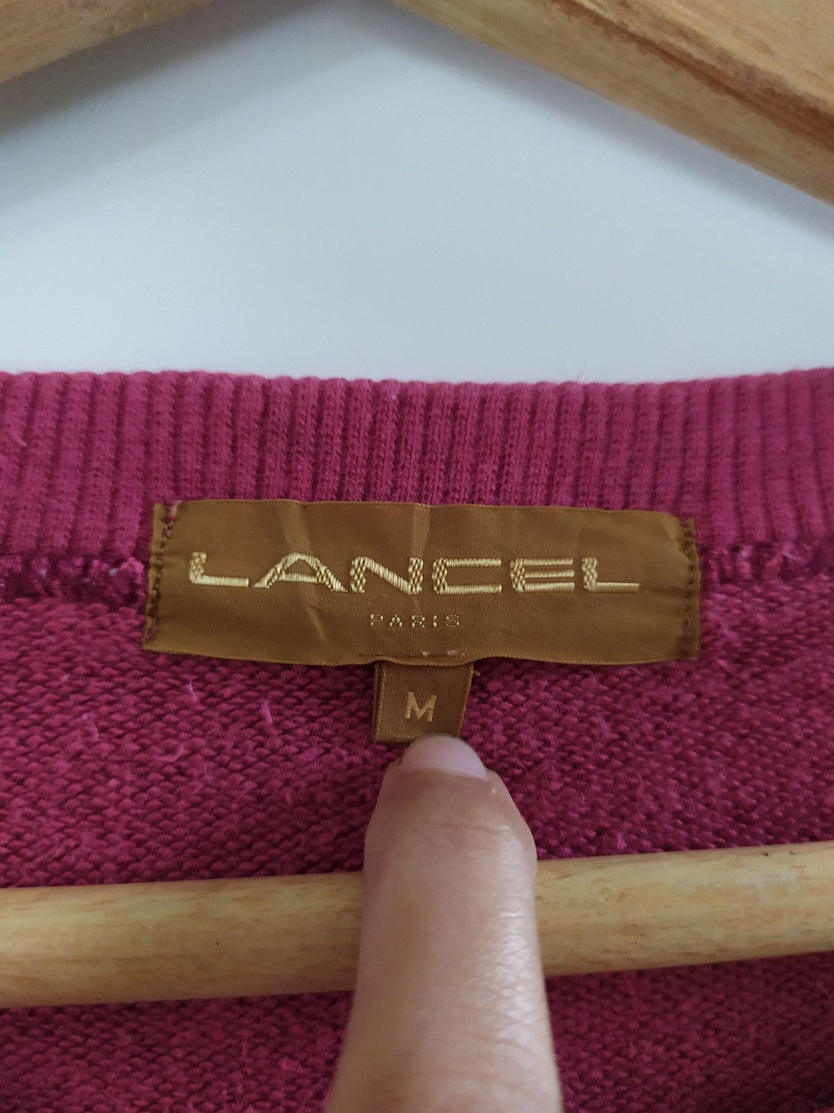 Vintage Lancel Paris Big Logo Crewneck Sweatshirt - 5