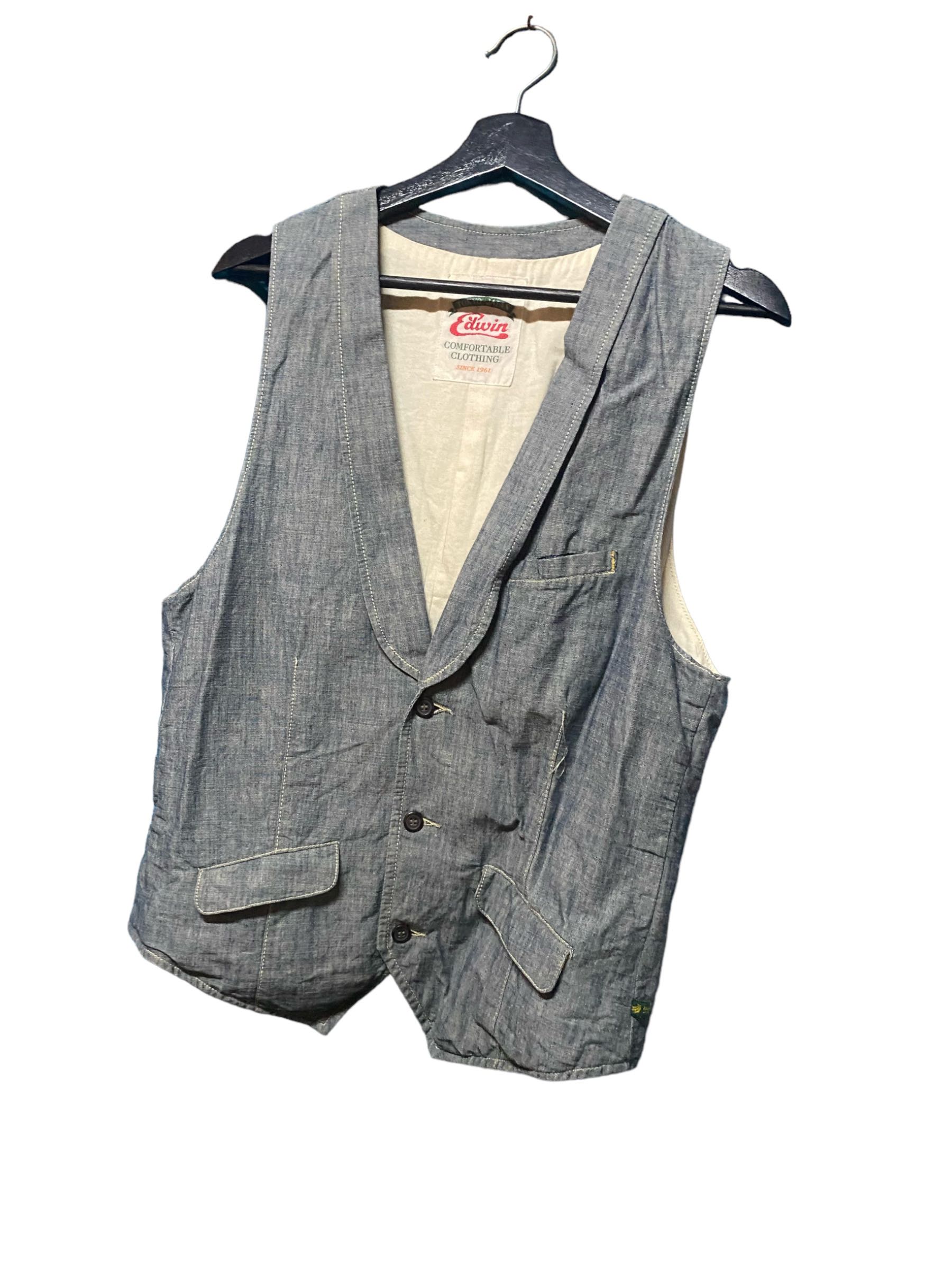 Vintage Edwin Work Vest - 7