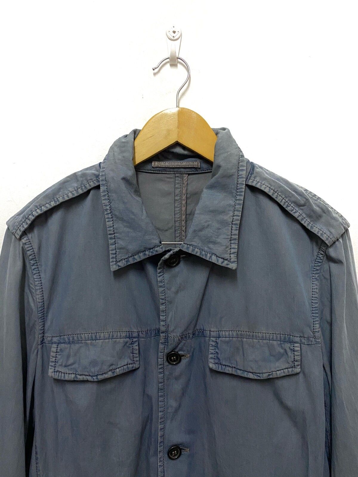 PRADA Button Up Multipocket Light Jacket Made in Italy - 2