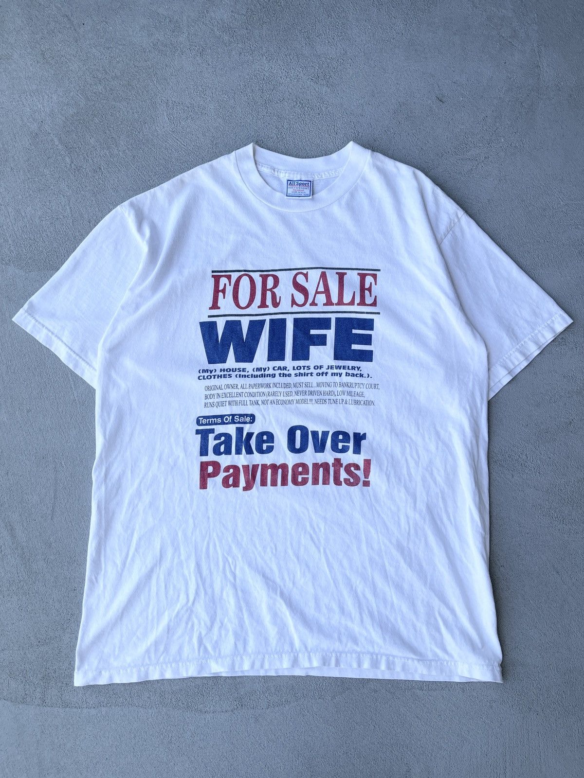 Steal! Vintage 2000 Wife For Sale Tee - 1
