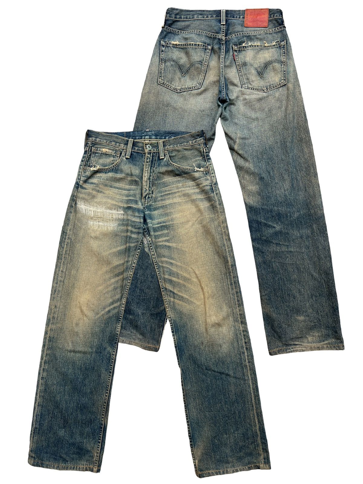 Vintage Levi’s 503 Distressed Rusty Denim Jeans 30x32 - 1