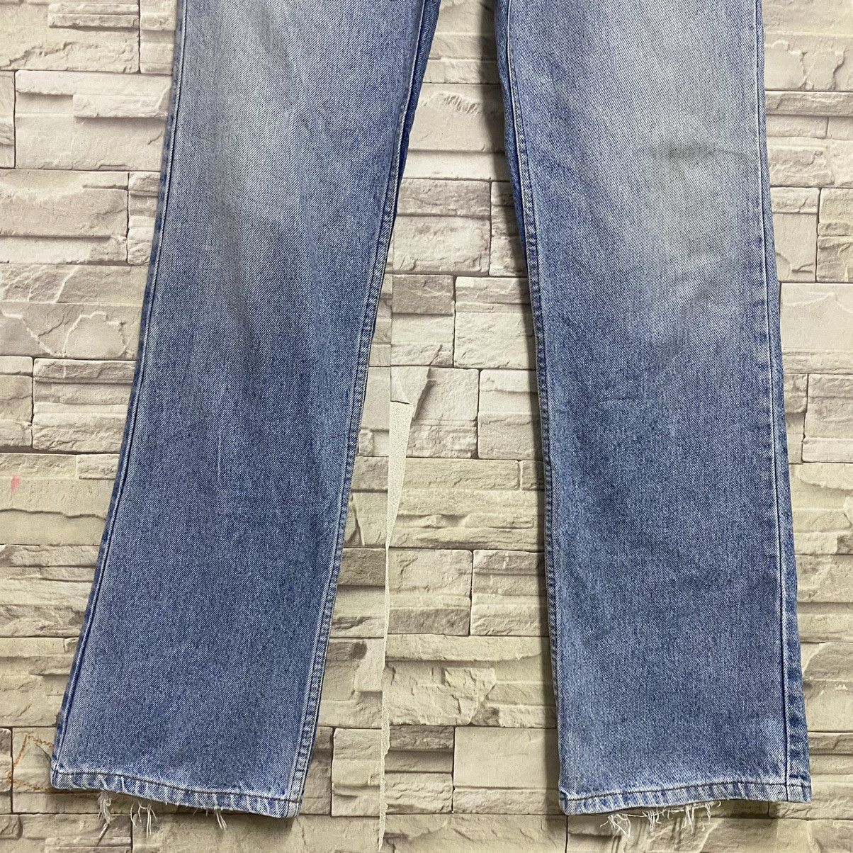 Vintage 90s Levis 517 Flare Jeans Lightwash 33x33 Made USA - 5