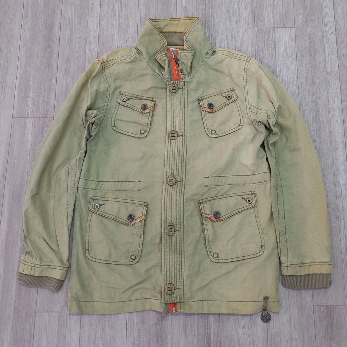 DIESEL 4/SL78 Military Utility Parka Jacket - 5