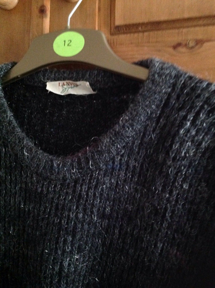 Italian Mohair/Wool Pattern Sweater Jumper - 3