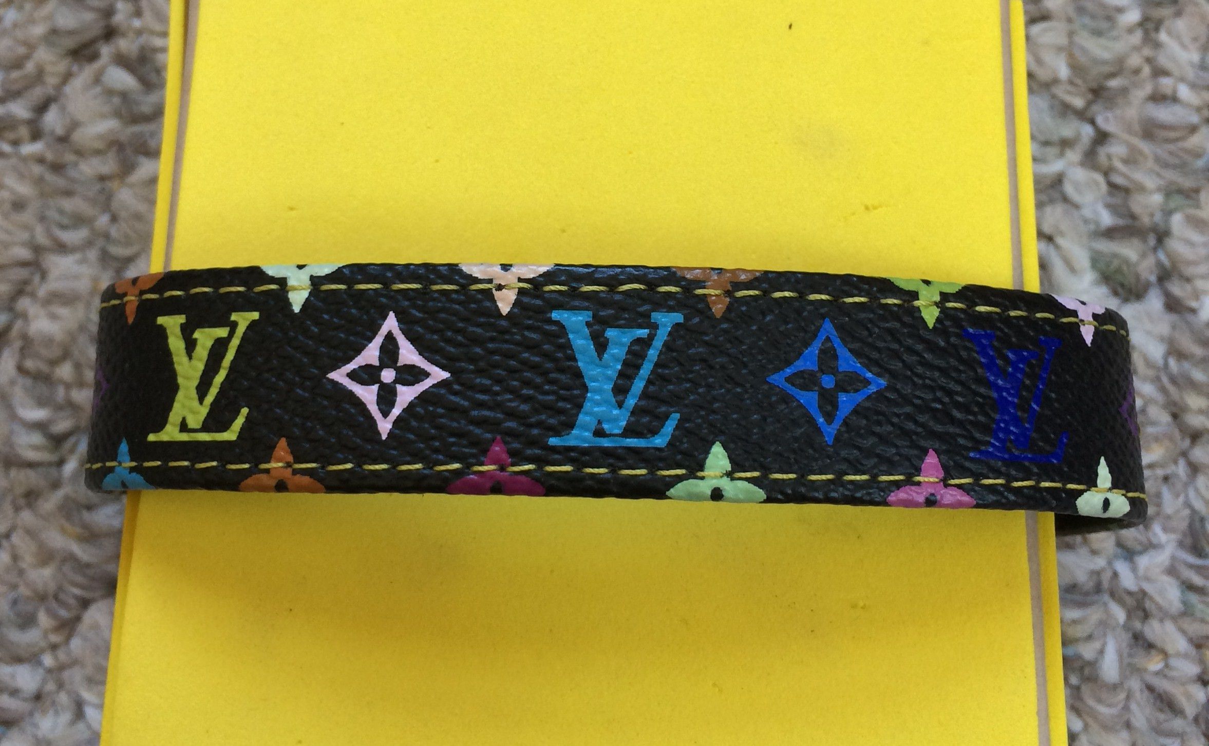 NEW S/S 2003 Louis Vuitton x Murakami VIP Monogram Bracelet - 3