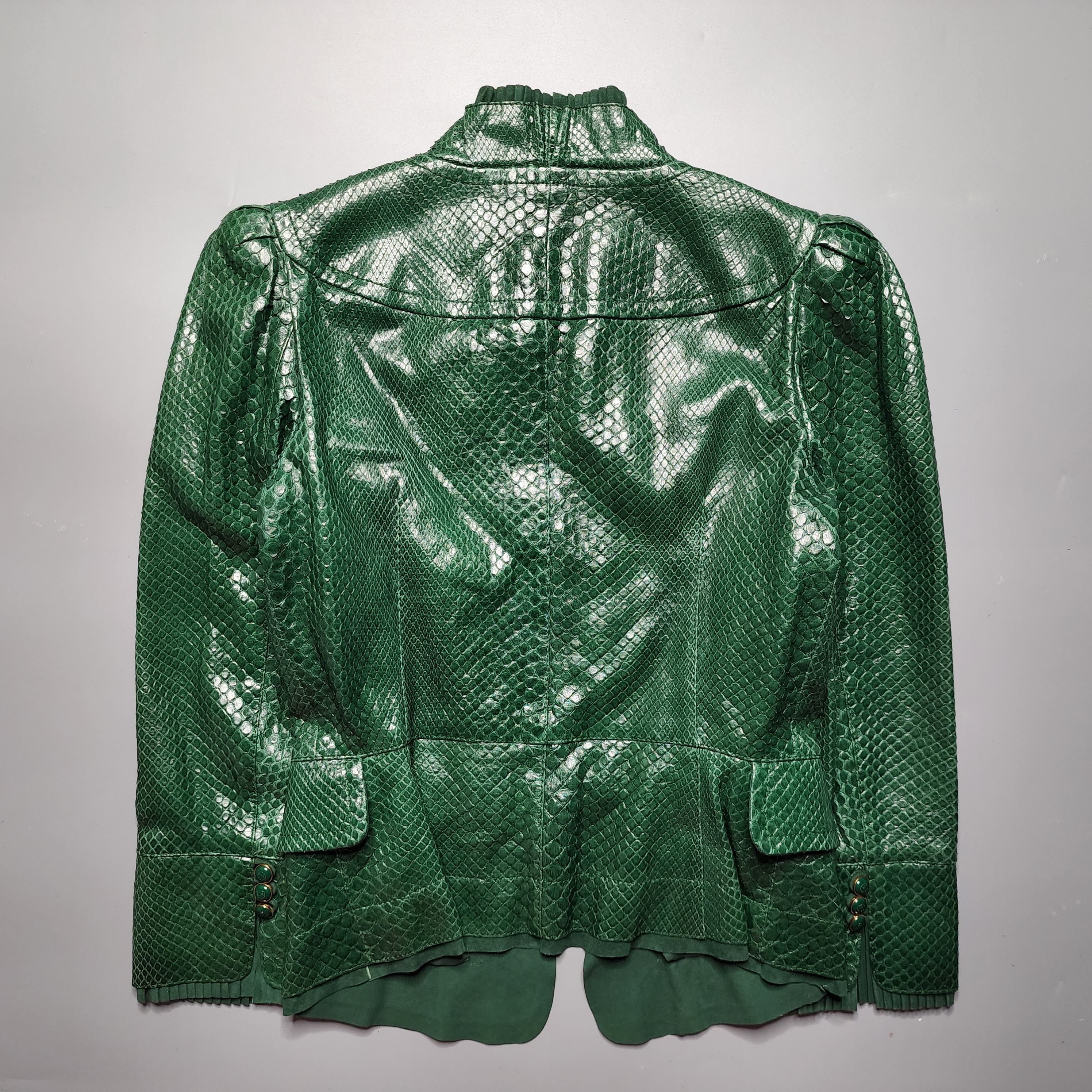 Gucci - SS06 Runway Phyton Leather Jacket - 4