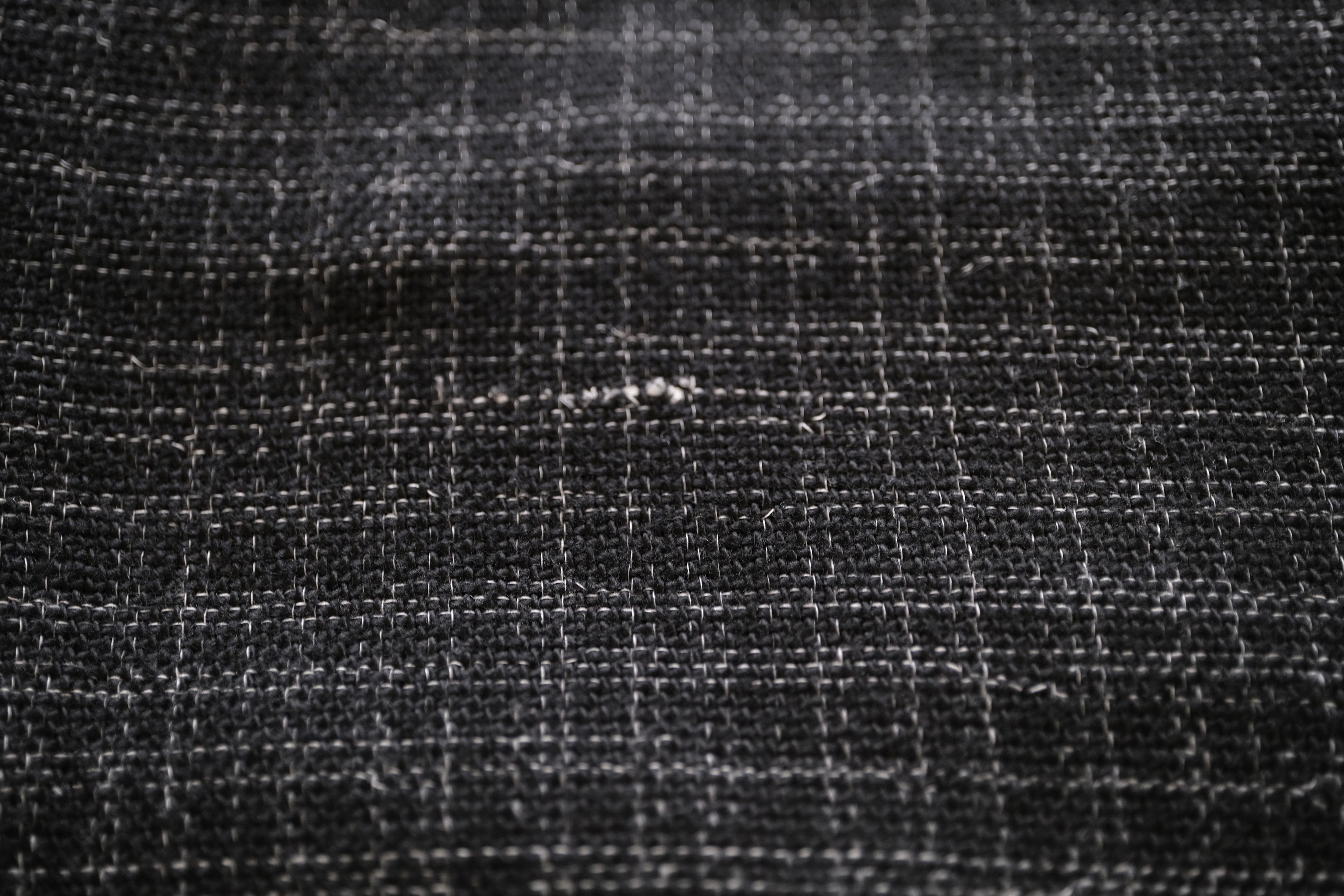 🎐 YFM [1990s] Wide Grid-Weave Pants - 18