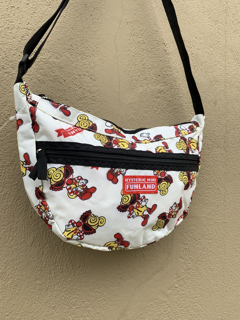 Hysteric Mini Over Print Crossbody Sling bag Waterproof Bag - 1