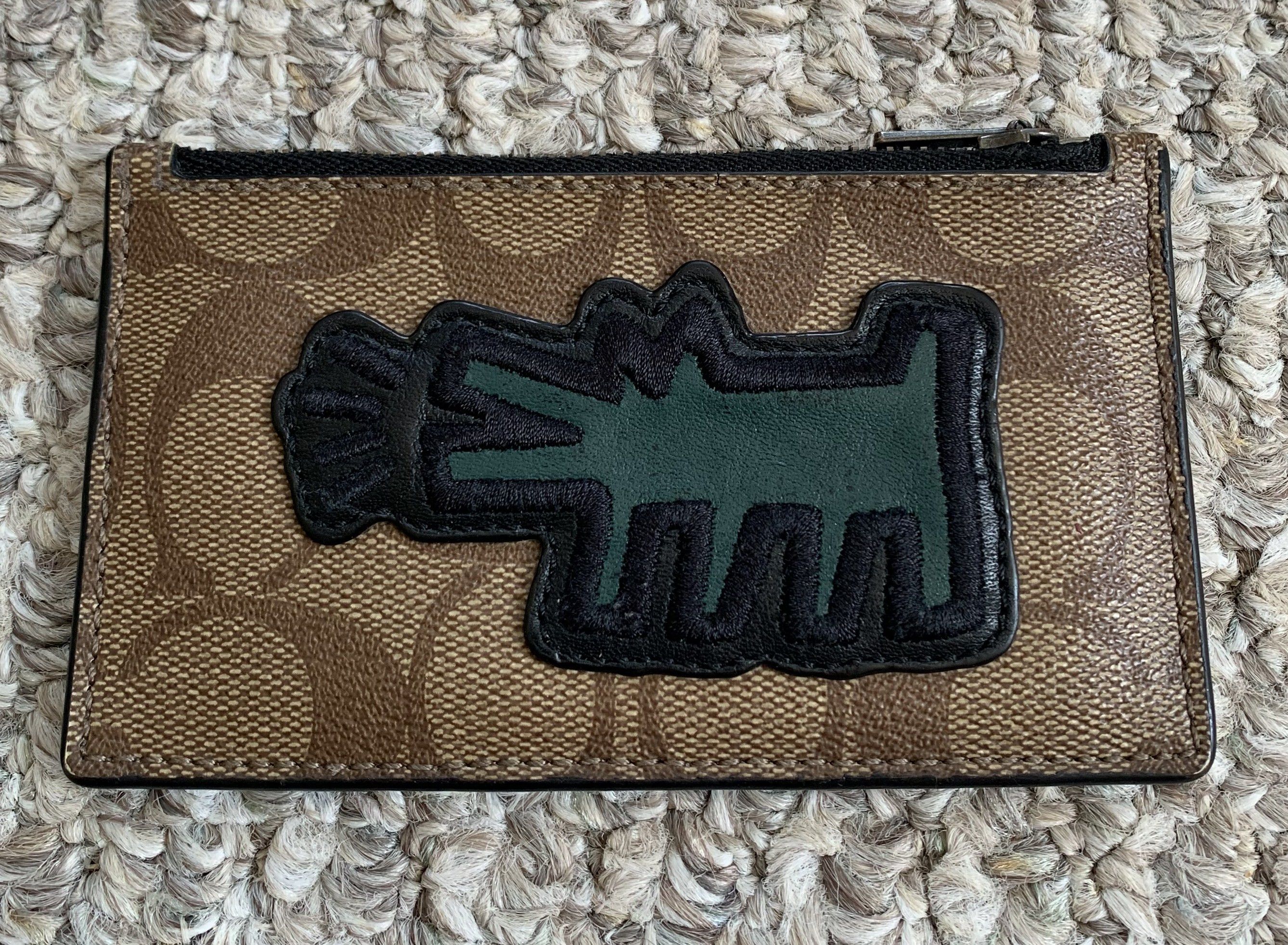 F/W 2017 Coach x Keith Haring Monogram Leather Wallet - 1