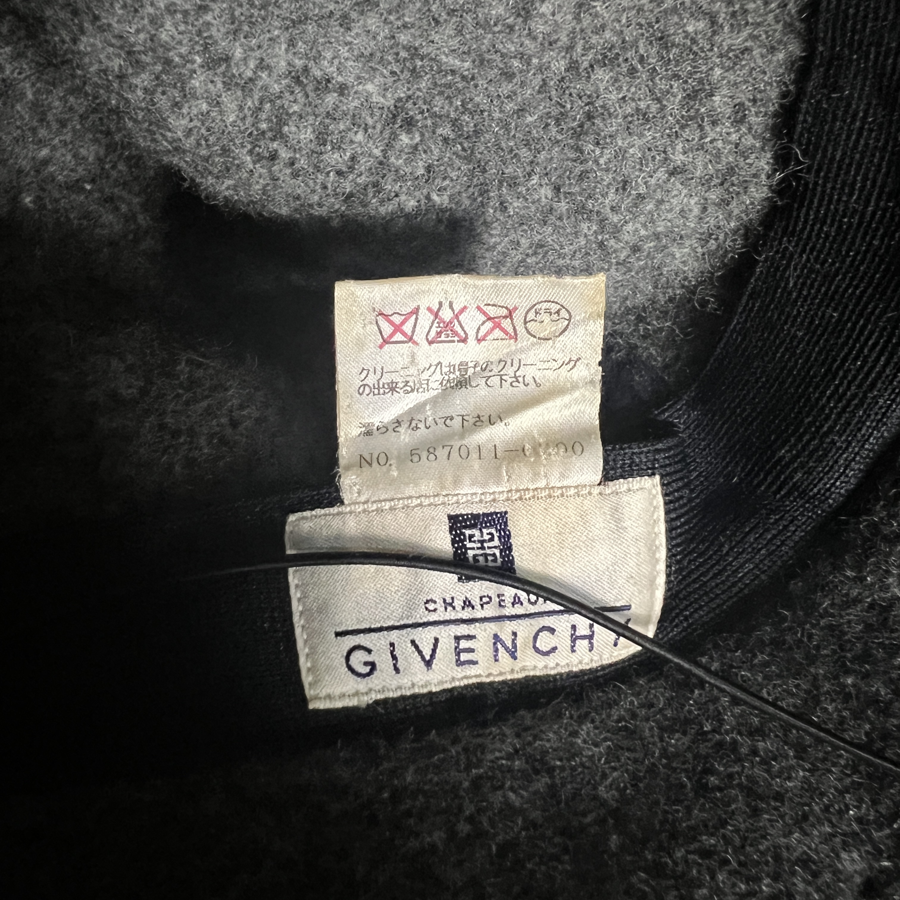 🔥RARE🔥 Vintage Givenchy Monogram Wool Beanie Hat - 6