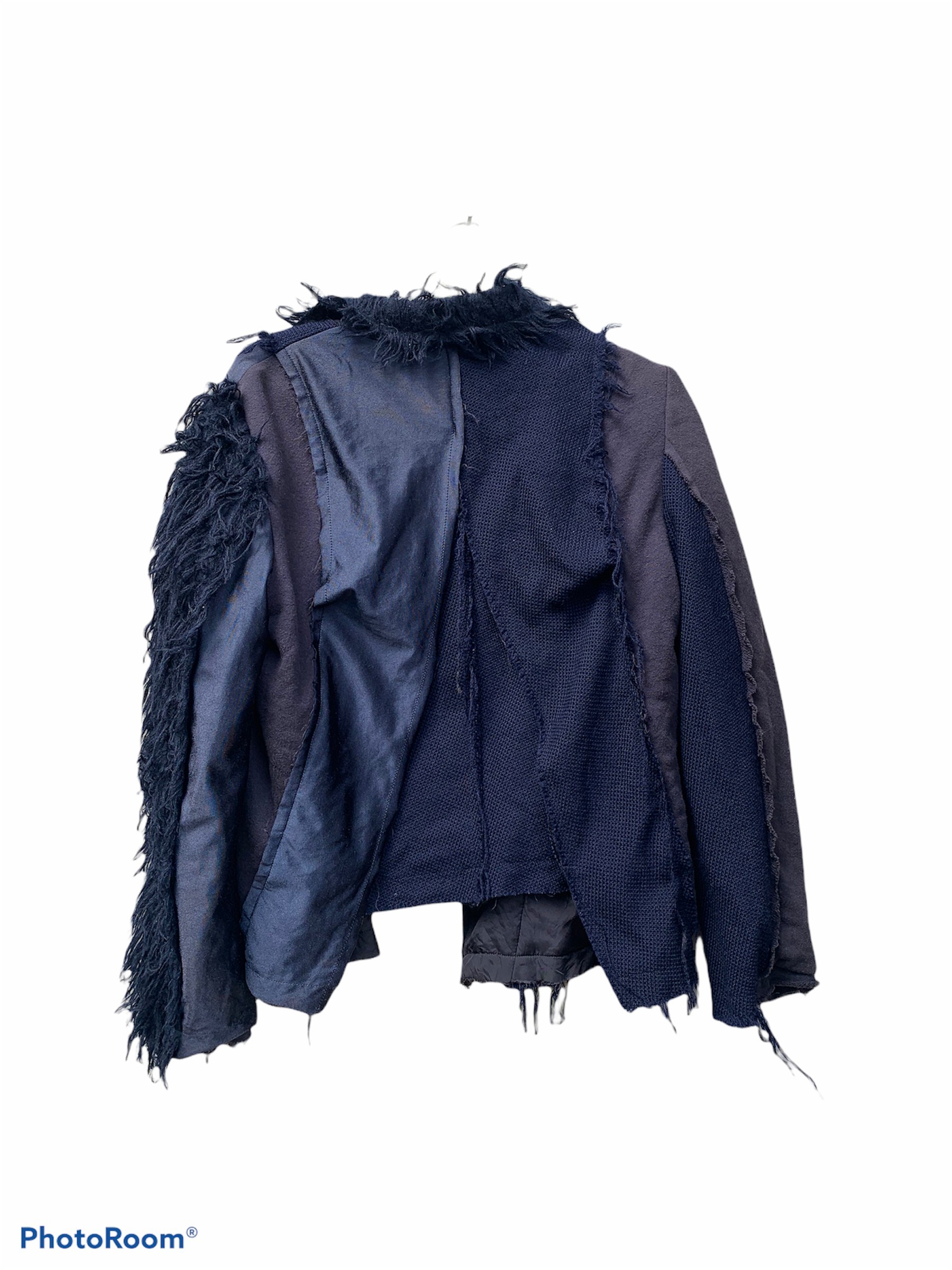 Vintage Undercover 00 Melting Pot Fur Cardigan - 3