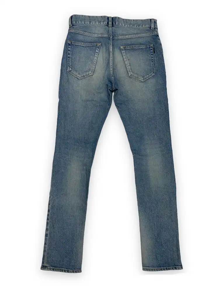 Saint Laurent Distressed Style Denim Pant - 2