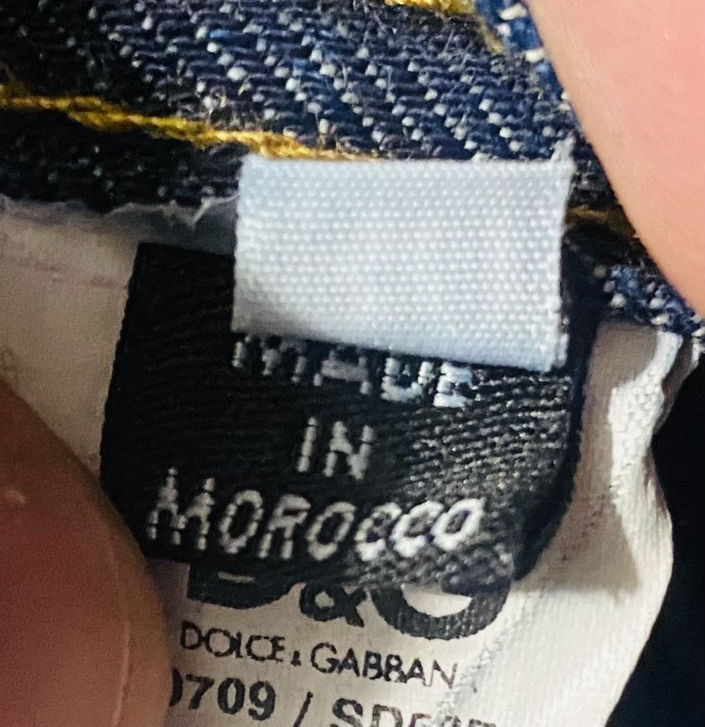 Dolce Gabbana Vintage Ripped Denim Jeans W30 L30 Y2K - 14